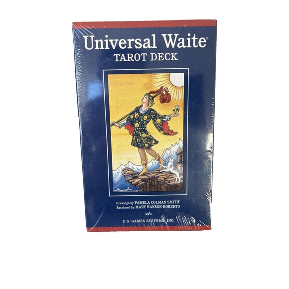UNIVERSAL WAITE 78 Card Tarot Deck 1909 Artist Pamela Smith 4.75" x 2..75" NEW - Picture 1 of 7